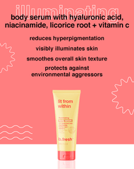 lit from within... illuminating body serum